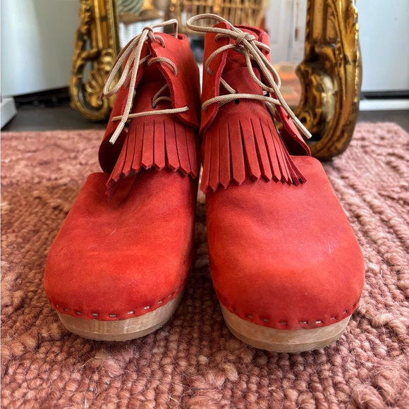 Poppy red Bryr Clogs size 37 - Picture 2 of 13